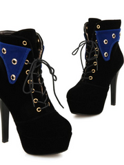 Load image into Gallery viewer,  high heel lace ladies ankle boots
