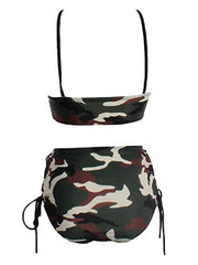 Load image into Gallery viewer, Camouflage Swimsuit Bikini
