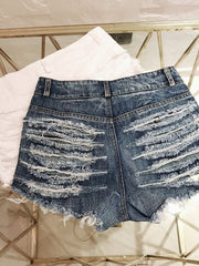Load image into Gallery viewer, Sexy Ripped Jean Booty Shorts
