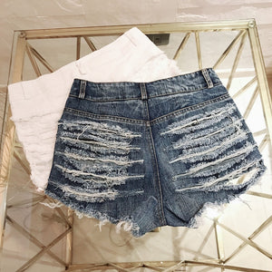 Sexy Ripped Jean Booty Shorts