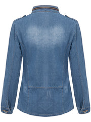 Load image into Gallery viewer, Women Denim Jacket

