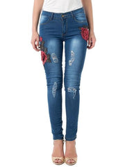Load image into Gallery viewer, Embroidered Jeans
