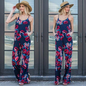 Comfy Floral Jumpsuit