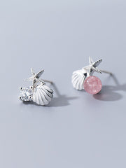 Load image into Gallery viewer,  Starfish &amp; Shell Earrings
