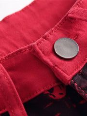 Load image into Gallery viewer, Skull Print Jeans
