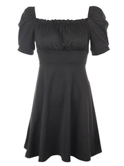 Load image into Gallery viewer, Long Sleeve Laced-up Back Dress
