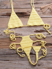 Load image into Gallery viewer, Sexy Hand Woven Beach Bikini Sexy Swimsuit
