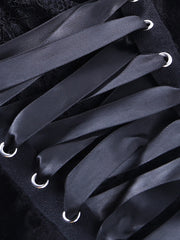 Load image into Gallery viewer, Front Lace-Up Velvet Top
