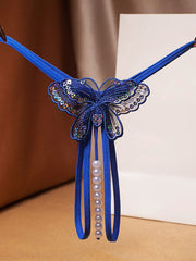 Load image into Gallery viewer, Butterfly G-string W/ Beads
