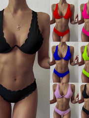 Load image into Gallery viewer, Floral Cut Bikini
