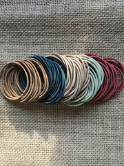 Load image into Gallery viewer, Elastic hair Ties (100pc 2mm thick )
