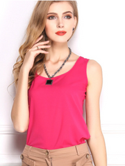 Load image into Gallery viewer, Women Sleeveless T-shirts
