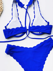 Load image into Gallery viewer, Floral Cut Bikini
