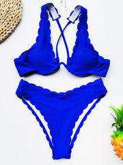 Load image into Gallery viewer, Floral Cut Bikini
