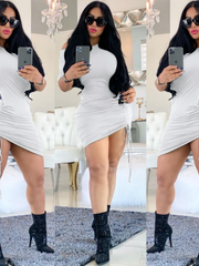 Load image into Gallery viewer, Side Drawstring Dresses
