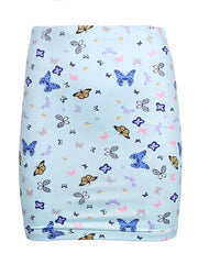 Load image into Gallery viewer, Butterfly Print Crop &amp; Skirt
