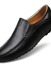 Load image into Gallery viewer, Men&#39;s Leather Moccasin Shoes

