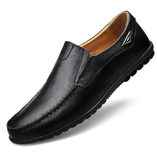 Men's Leather Moccasin Shoes