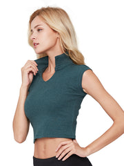 Load image into Gallery viewer,  Deep V-neck Crop Tops 
