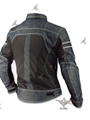 Load image into Gallery viewer, Men Denim Jacket for Motorcycle
