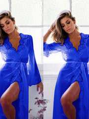 Load image into Gallery viewer, Long Lace Robe

