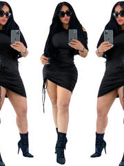 Load image into Gallery viewer, Side Drawstring Dresses
