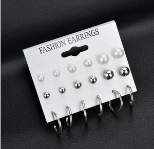 Earrings Set 12 Pairs