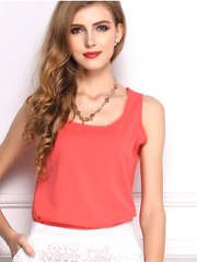 Load image into Gallery viewer, Women Sleeveless T-shirts
