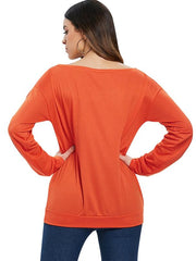 Load image into Gallery viewer, Love Pattern Dropped Shoulder Sweatshirt - vendach
