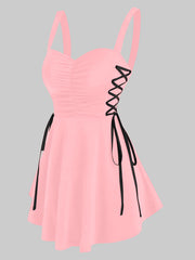 Load image into Gallery viewer, Side Lace-Up Dress

