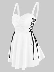 Load image into Gallery viewer, Side Lace-Up Dress
