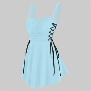 Side Lace-Up Dress
