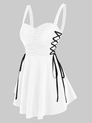 Load image into Gallery viewer, Side Lace-Up Dress
