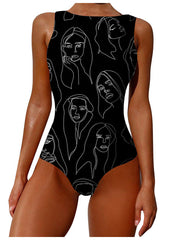 Load image into Gallery viewer, Graffiti Abstract Bodysuit
