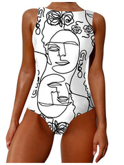 Load image into Gallery viewer, Graffiti Abstract Bodysuit
