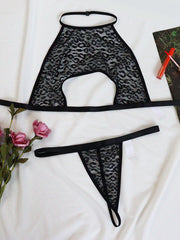 Load image into Gallery viewer, Sheer Lingerie Two Piece Set
