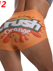 Load image into Gallery viewer, Stretchy Booty Shorts Print
