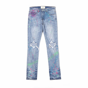 Paint Splash & Ripped Jeans 