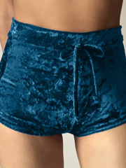 Load image into Gallery viewer,  Velvet Booty Shorts

