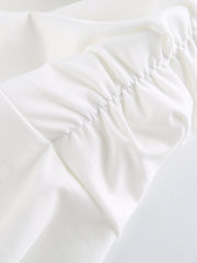 Load image into Gallery viewer, A Tight Ruffled Skirt Suit With A Wavy Edge And A Bare Back
