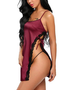 Silky Nightgown Lingerie Set