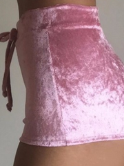 Load image into Gallery viewer,  Velvet Booty Shorts
