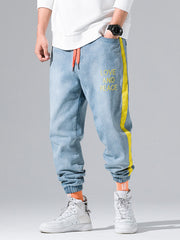 Load image into Gallery viewer, Love and Piece Print Jeans
