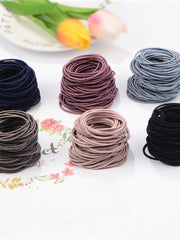 Load image into Gallery viewer, Elastic hair Ties (100pc 2mm thick )
