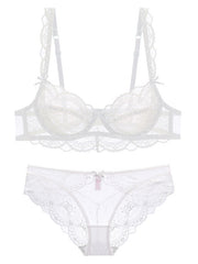 Load image into Gallery viewer,  Lace Bra &amp; Panties Lingerie Set
