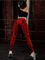 Snakeskin Printed Leggings