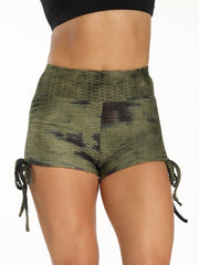 Load image into Gallery viewer, Tie-Dye Shorts Side Tie 
