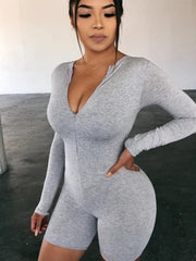 Load image into Gallery viewer, Long Sleeve Romper
