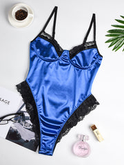 Load image into Gallery viewer, Bodysuit Lingerie With Lace detail
