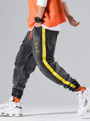 Load image into Gallery viewer, Love and Piece Print Jeans
